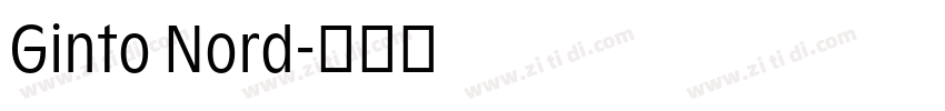 Ginto Nord字体转换